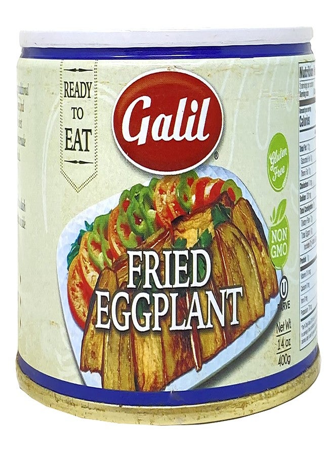 Galil Fried Eggplant – 14 Ounce – Ready to Eat Eggplant, Non-GMO, Gluten-Free, Vegan, Kosher Parve – Fried Eggplant in Tomato Sauce - Image 1