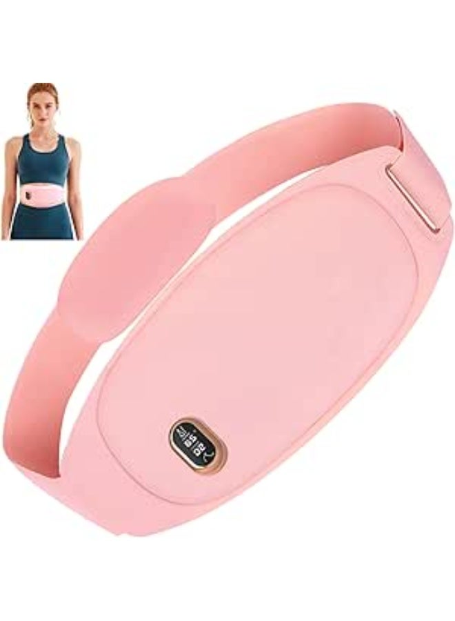 حزام حراري كهربائي حرارة مزدوجة للمعدة والظهر USB قابل للشحن 125 سم لتخفيف آلام الحيض - Image 1