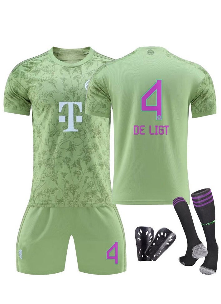 Generic - 2024 European Cup Children's Youth Football Jersey Four-Piece Set Size 4 - Image 1