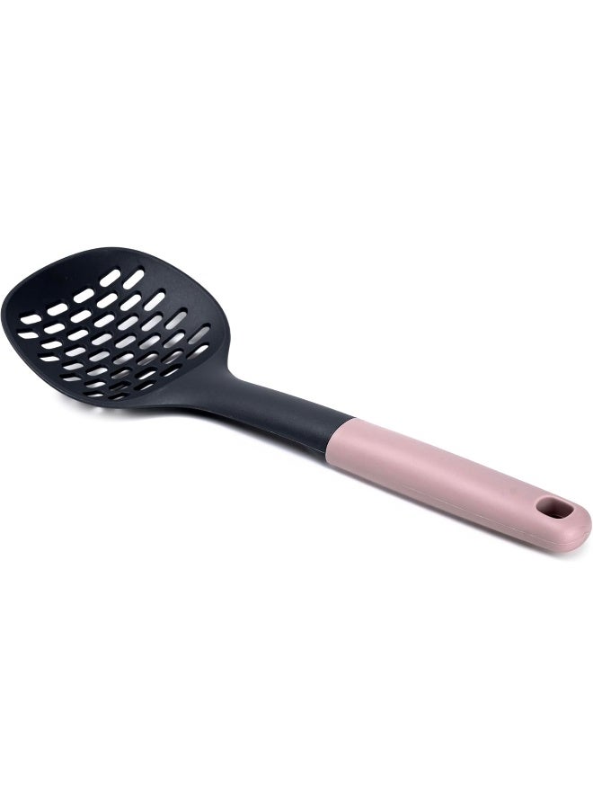 Cuisine Art Pp Handle Nylon Skimmer With Hanging Hole, Maroon Rose, 32.8Cm  - Image 2