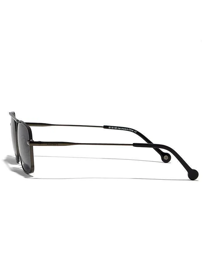 30Sundays 30Sundays HEIRLOOM,Unisex Sunglasses, Rectangle Sunglasses, UV Protection: UV400 (Gray,Black)