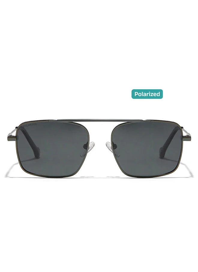 30 سندايز 30Sundays HEIRLOOM,Unisex Sunglasses, Rectangle Sunglasses, UV Protection: UV400 (Gray,Black)