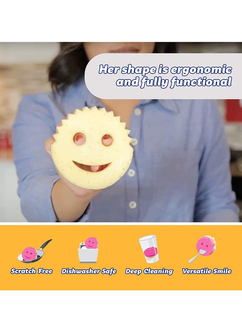 سكراب دادي إسفنجة التنظيف ذات الوجهين من Scrub Daddy Scrub Mommy  - Image 3
