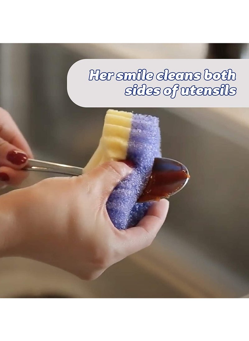 سكراب دادي إسفنجة التنظيف ذات الوجهين من Scrub Daddy Scrub Mommy  - Image 5