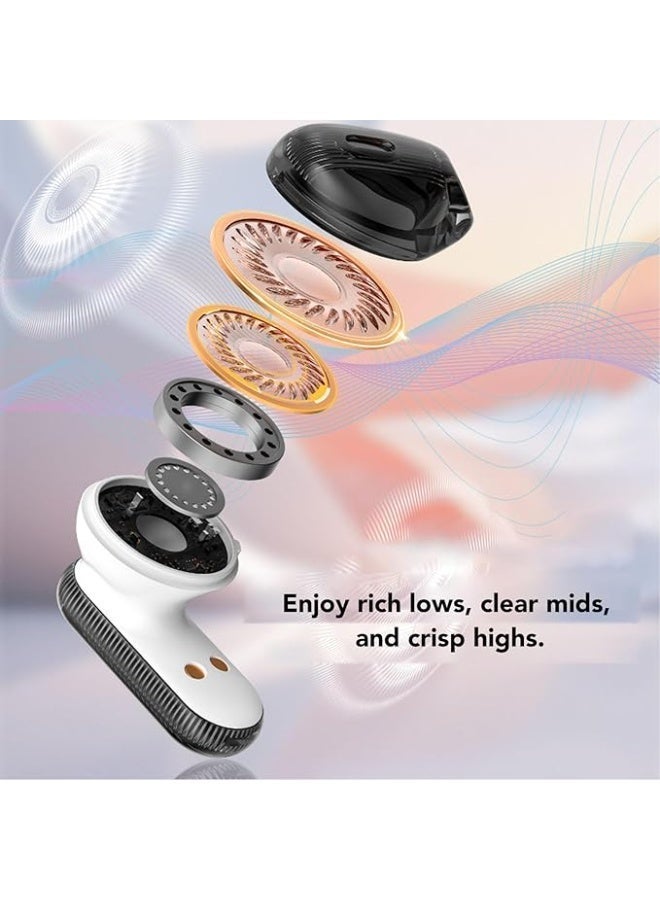TAJ BAZAAR Wireless Earbuds, Bluetooth 5.4 in Ear Ear Bud with ENC Noise Cancelling Mic, Camera Shutter Remote, Earphones with HiFi Stereo Deep Bass, Headphones for Sports Work - Image 3