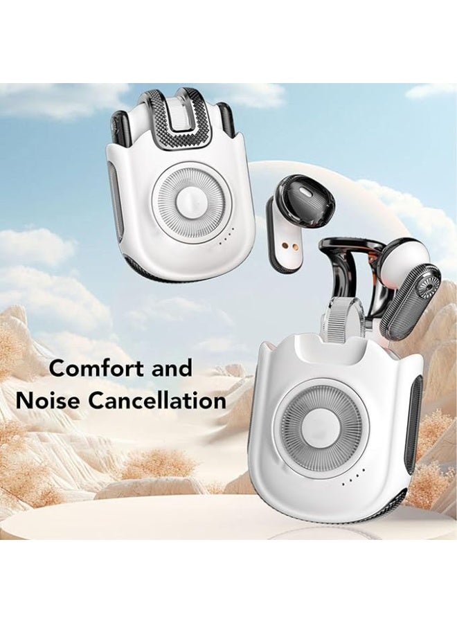TAJ BAZAAR Wireless Earbuds, Bluetooth 5.4 in Ear Ear Bud with ENC Noise Cancelling Mic, Camera Shutter Remote, Earphones with HiFi Stereo Deep Bass, Headphones for Sports Work - Image 2