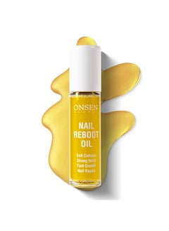 Onsen Secret Organic Cuticle Oil for Nails  USA Made  Japanese Treatment for Damaged Nails  Natural Nail Oil Cuticle Repair  Visible Results For Perfect Nails  Nail Strengthener and Growth Reboot Oil 10ml 