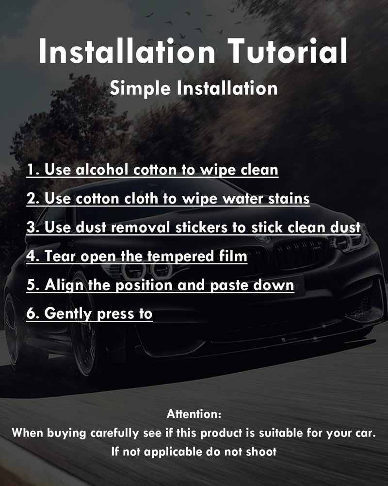 SHSBSCAR حماية شاشة زجاجية مقسّاة SHSBSCAR لسيارات BMW iX i3 i4 i7 X5 X7 iDrive8 - Image 5