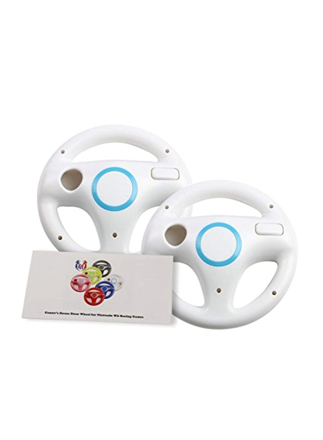 G.H 2-Piece Gamer's House Steering Wheel-Nintendo Wii - Wireless - Image 1