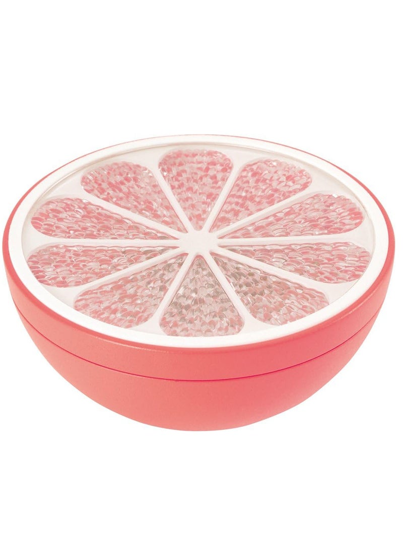 Plan A LED Color Changing Light Orange Fruit Shape Waterproof Bathtub Night Light Battery Operated Bath Light for Relaxing Bath and Add Fun to Baby Shower Routine (Pink)  - Image 1