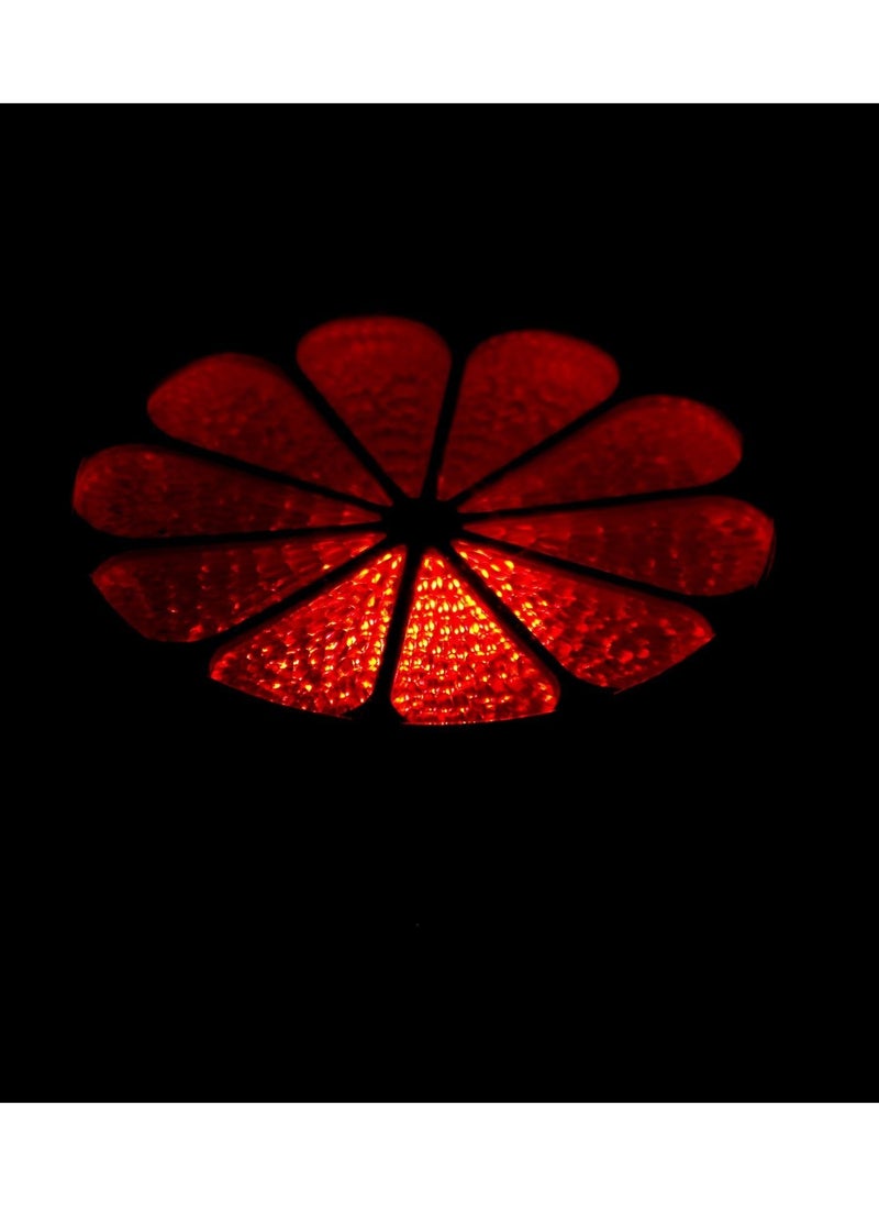 Plan A - LED Color Changing Light Orange Fruit Shape Waterproof Bathtub Night Light Battery Operated Bath Light for Relaxing Bath and Add Fun to Baby Shower Routine (Pink) - Image 1