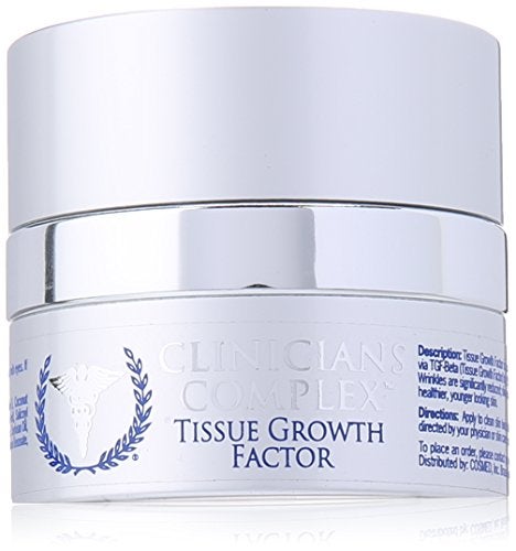 Clinicians Complex Tissue Growth Factor Serum With Peptide | Epidermal Growth Factor Serum and Collagen Night Cream - 1.0 Ounce - Image 1