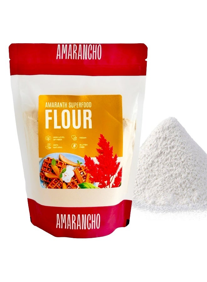 Amarancho دقيق الأمارانث في كيس 400 غ | غذاء عضوي خالي من الغلوتين | دقيق صحي طبيعي بمستوى عالٍ من الألياف - Image 1