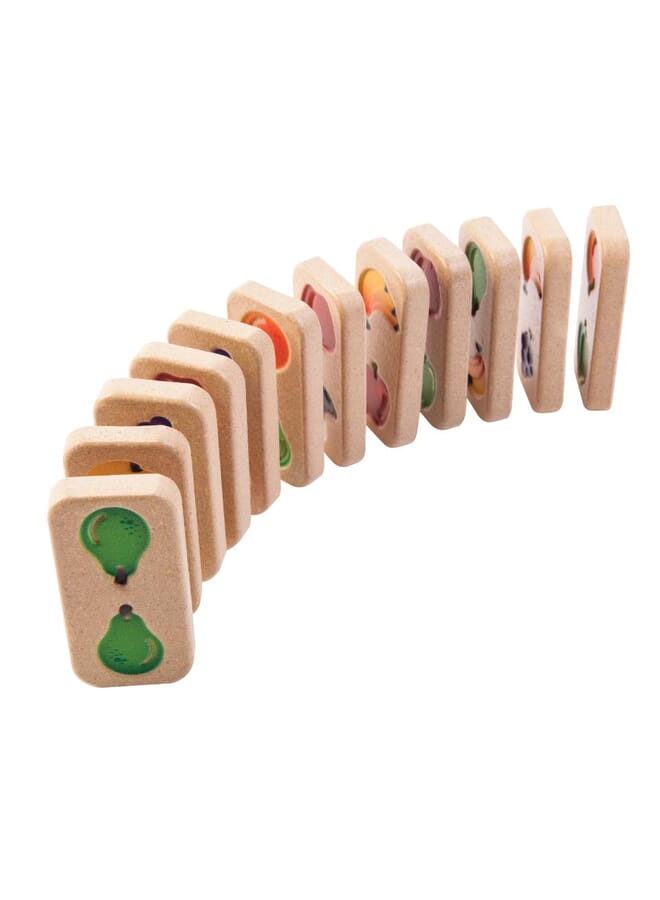 IAF Wooden Fruit&Veggie Domino Gradient Multicolor - Image 2