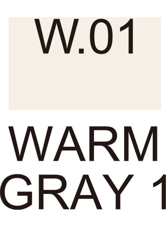 Zig W01 Kurecolor KC-3000 Twin Marker - Warm Gray 1  - Image 2