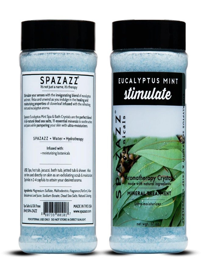Spazazz Eucalyptus Mint Spa and Bath Crystals - Image 2