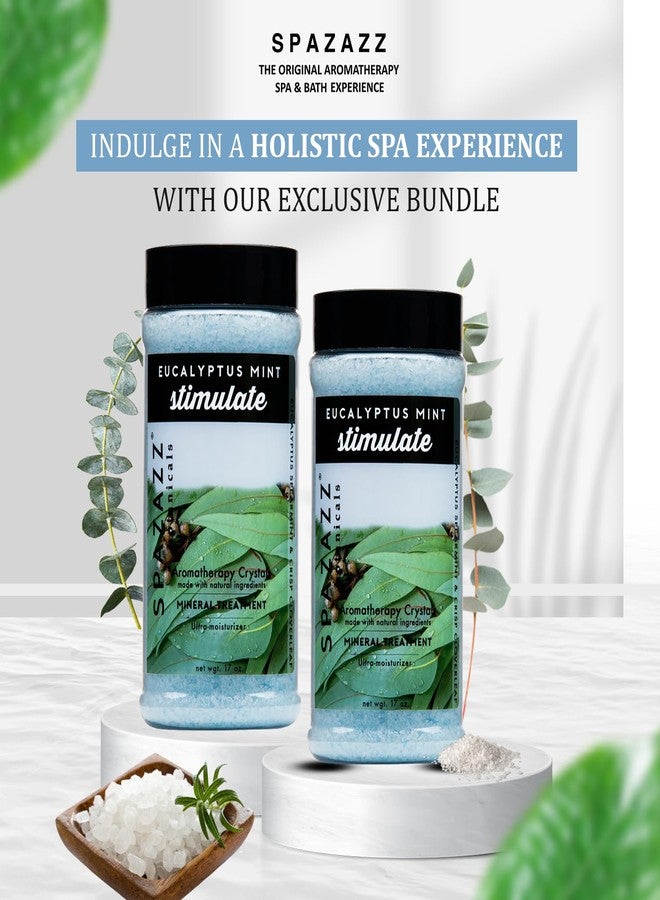 Spazazz Eucalyptus Mint Spa and Bath Crystals - Image 4