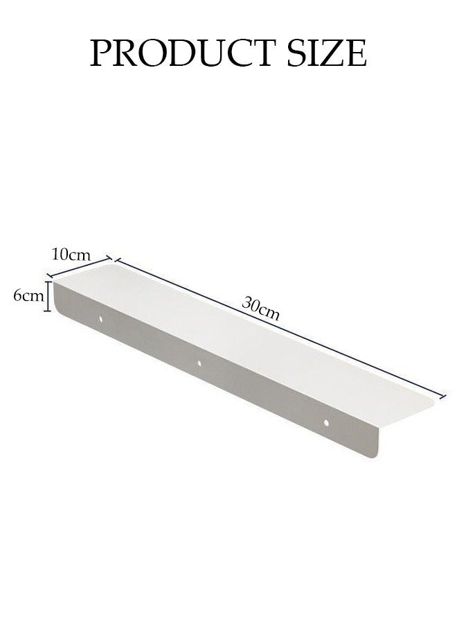 DUNISO Countertop Extension Board, Metal Kitchen Refrigerator Gap Partition, Countertop Gap Extension Board, Refrigerator Side Partition, No Drilling Required, Strong Load-Bearing, Suitable For Kitchen, Dining Table, Countertop, Window Sill, 30 * 10cm, White - Image 2