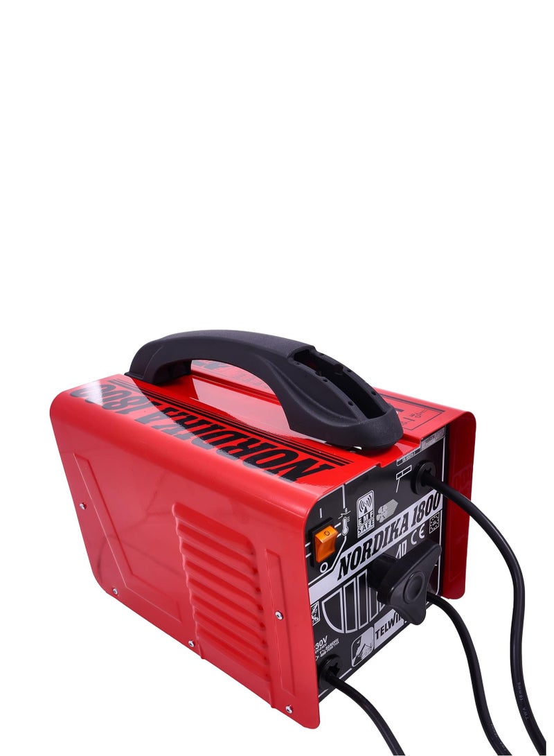 TELWIN Electric Welding Machine AC 140A with Stepless Current Control, Compact & Lightweight 13.9kg, Thermal Overheat Protection, Ideal for Maintenance, Repairs, Professional Metalwork & DIY Projects - Image 2