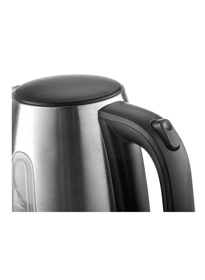 BLACK+DECKER Electric Kettle With Heating Coil 1.7L 1.7 L 1200 W JC 450 Silver/Black - Image 2