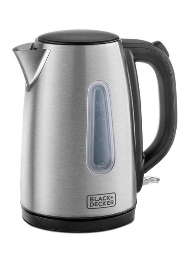 BLACK+DECKER Electric Kettle With Heating Coil 1.7L 1.7 L 1200 W JC 450 Silver/Black - Image 1