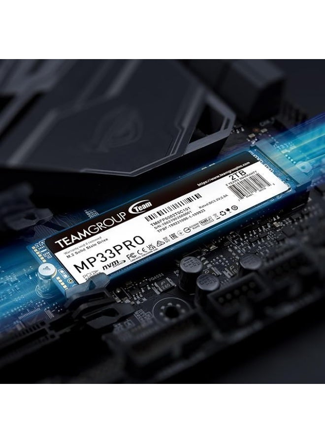 TeamGroup TEAM M.2-2280 PCI-E Gen3x4 MP33 PRO 2TB RETAIL -  TM8FPD002T0C101 - Image 4
