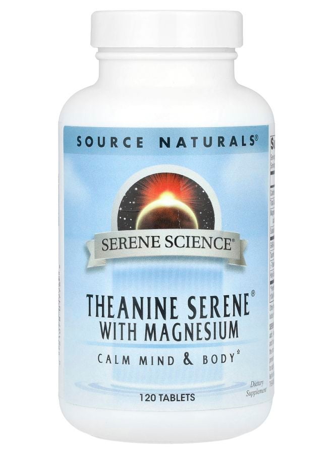 Theanine Serene® With Magnesium 120 Tablets