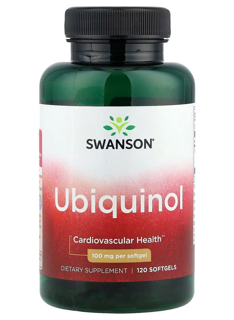 Swanson, Ubiquinol, 100 mg, 120 Softgels