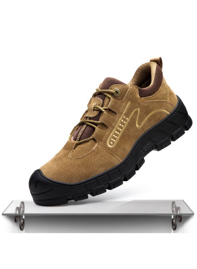 NIBEMINENT Indestructible Safety Shoes Men For Work Boot Steel Toe Shoes Safety Boots Puncture-Proof Work Sneakers Male Shoes Work Footwear - Image 1