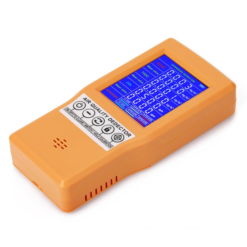 Air Quality Tester: Portable Device With Large Screen Display - 24-Hour Real-Time Monitoring For Home Automobile Office Factory Environments - Image 5