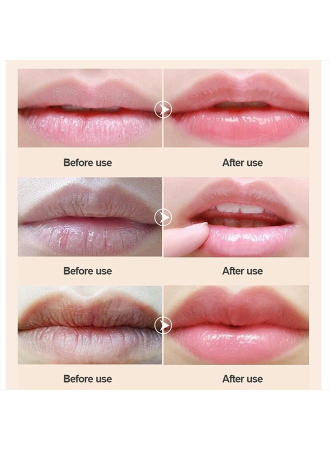 APTKOSSB4OSGN VEZE Lip Masks, Collagen Lip Mask 20 Pcs, Lip Mask for Dry Lips, Lip Masks Skincare, Crystal Lip Pads for Moisturizing, Anti-Wrinkle, Anti-Aging, Firms and Hydrates Lips Red  - Image 4