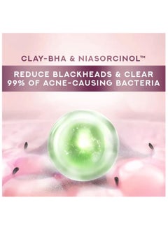 Pond's Bright Miracle Ultimate Pore Clear Scrub CLAY-BHA Niasorcinol Facial Scrub Reduces Blackheads & Clears 99% Of Acne-causing Bacteria 100g  - Image 5