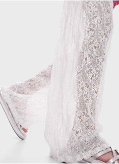 TOPSHOP Lace Detail Beachwear Pants  - Image 3