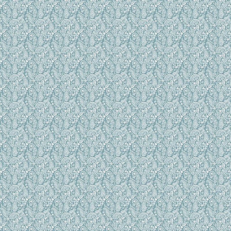APALA Super Soft Cotton Paisley diwan Set for Living Room, diwan Set Covers Cotton, diwan Set 6 Pieces One Single Bedsheet with 3 Cushion Cover,2 Bolster (Aqua) - Image 4