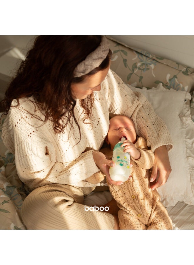 Baboo زجاجة مضادة للمغص ذات عنق واسع - 250 مل - لاجون فييستا - 3 شهور وما فوق - Image 4