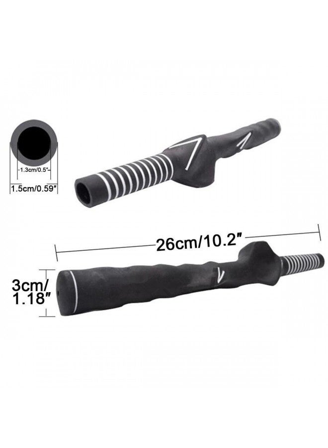 TRADERPLUS مدرب قبضة تدريب تأرجح الجولف لليد اليمنى من Traderplus، أسود - Image 2