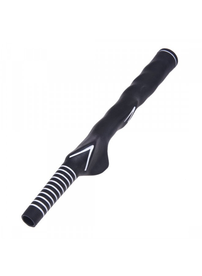 TRADERPLUS مدرب قبضة تدريب تأرجح الجولف لليد اليمنى من Traderplus، أسود - Image 4