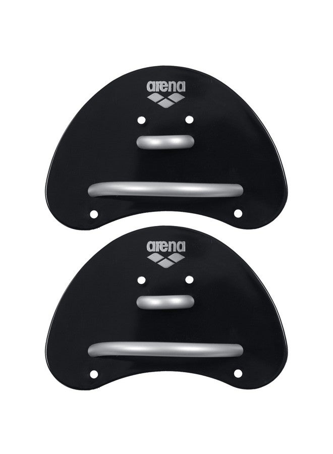 أرينا مجداف سباحة أصابع النخبة للجنسين من أرينا لتدريب السباحة، معدات سباحة، أسود/فضي، صغير - Image 1