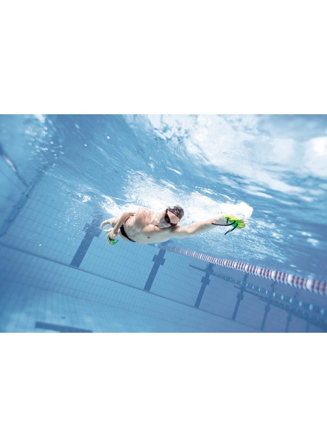 أرينا مجداف سباحة أصابع النخبة للجنسين من أرينا لتدريب السباحة، معدات سباحة، أسود/فضي، صغير - Image 4