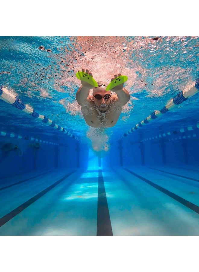 أرينا مجداف سباحة أصابع النخبة للجنسين من أرينا لتدريب السباحة، معدات سباحة، أسود/فضي، صغير - Image 3