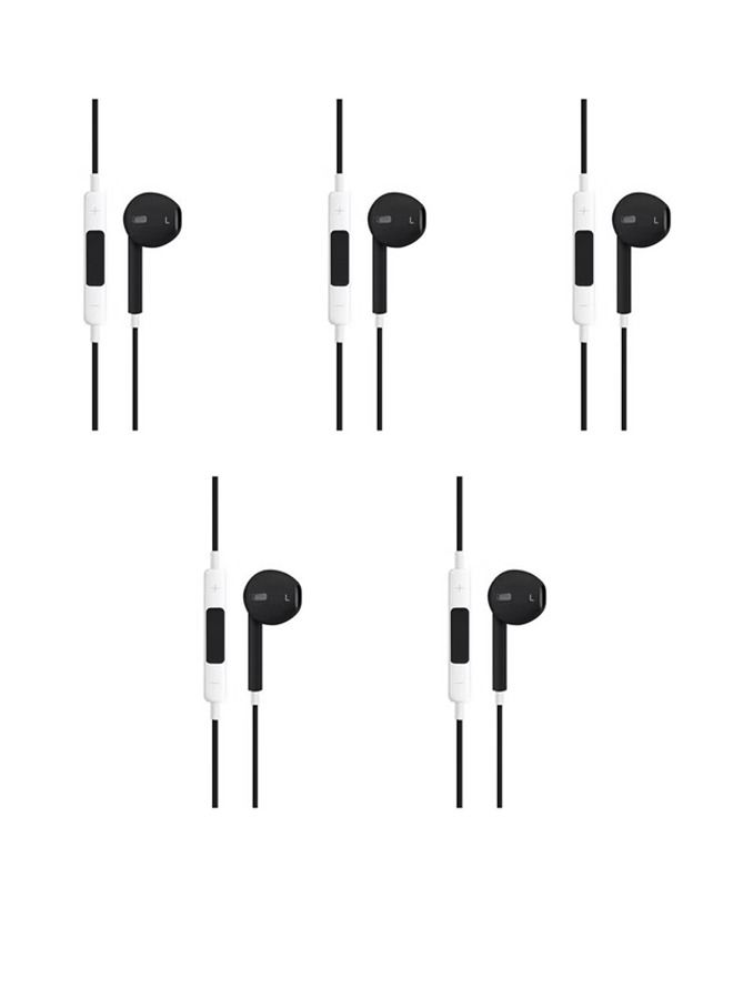 Taimi In-Ear Wired Earphones Black (5 pieces)  - Image 1