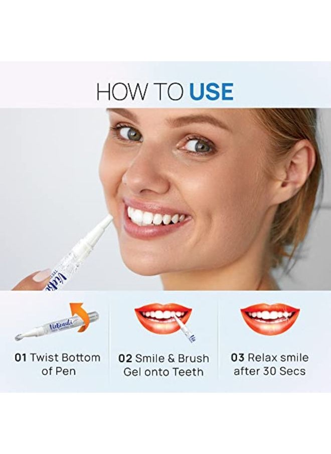 VieBeauti - Teeth Whitening Pen(2 Pcs), 20+ Uses, Effective, Painless, No Sensitivity, Travel-Friendly, Easy To Use, Beautiful White Smile, Natural Mint Flavor - Image 1