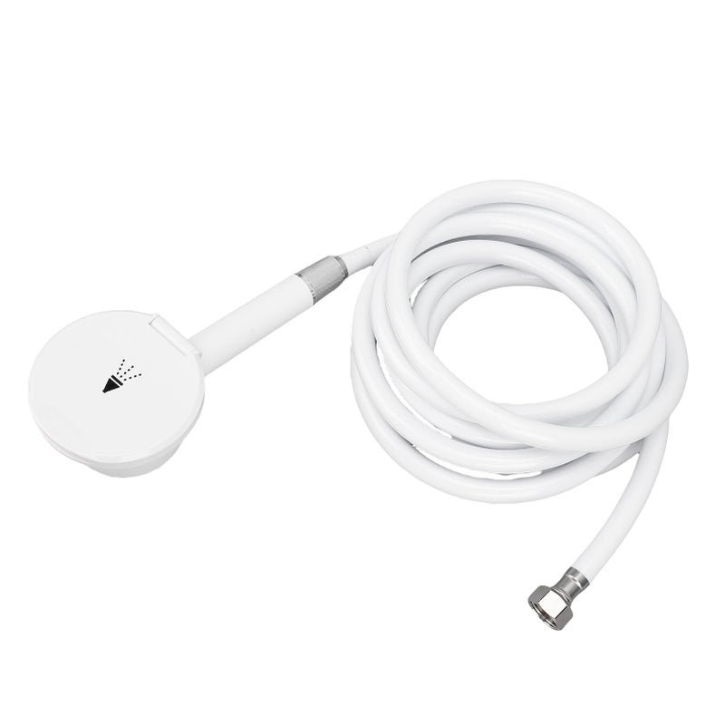 Hand Press Shower Head with 2.5M Hose Side Mount Stainless Steel Water Saving Pressurized Shower Kit for Yacht RV - Image 4