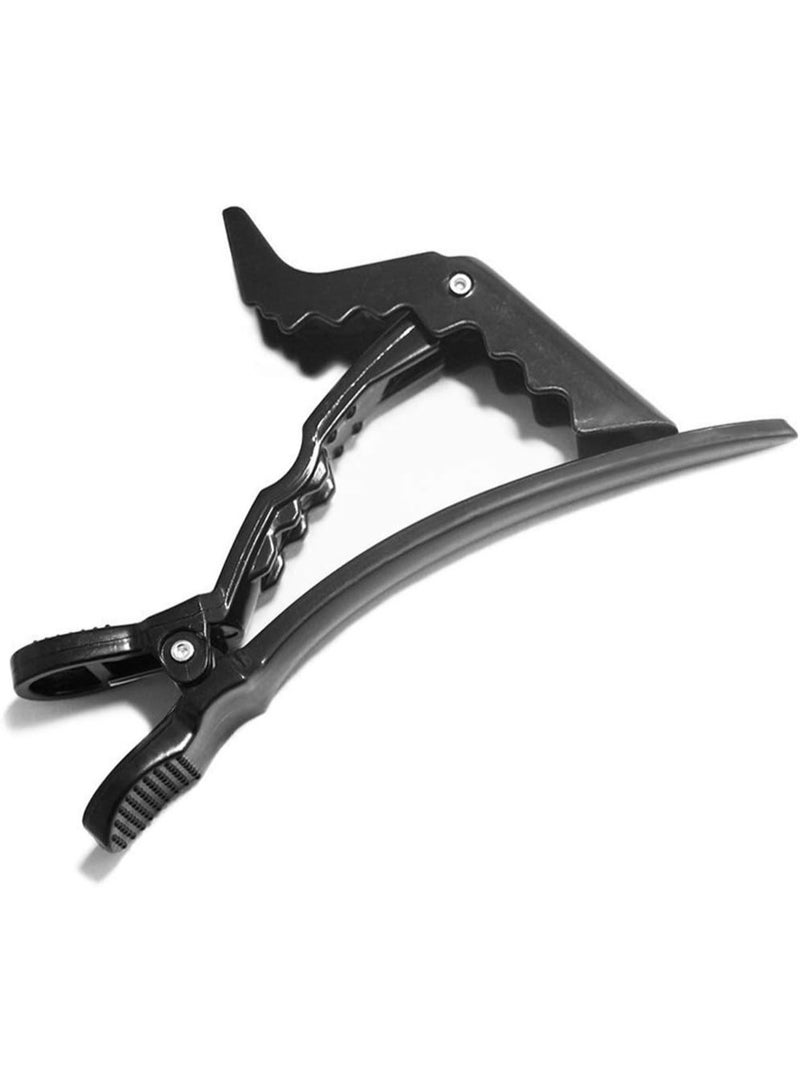 LA PERLA TECH  Crocodile hair section clips with non slip grip for home, parlour and salon use, set of 6 pieces - Image 3