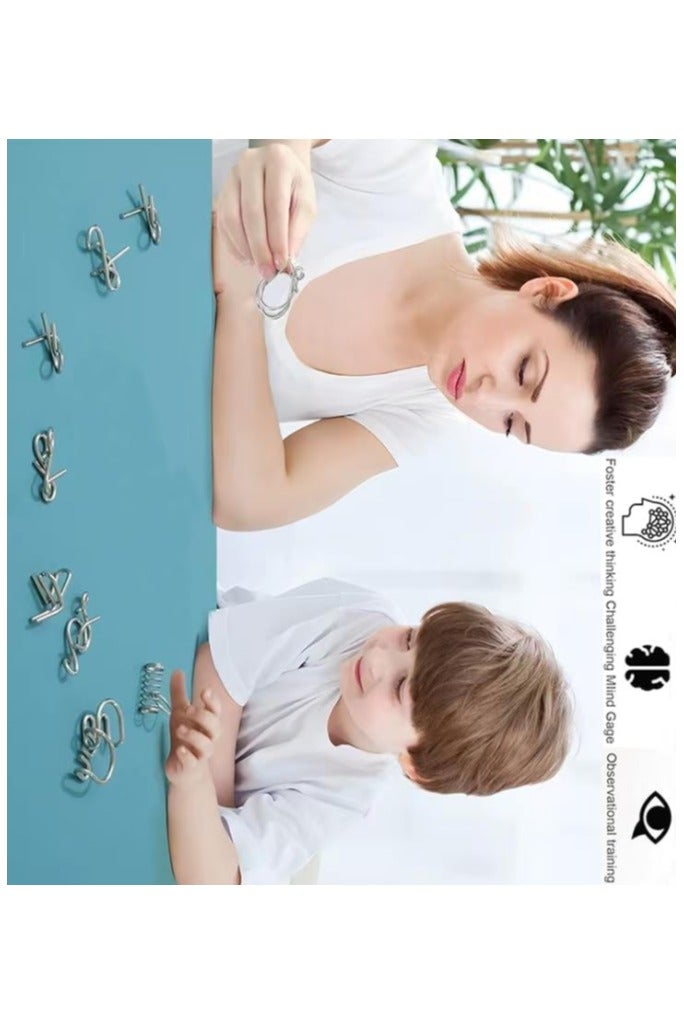 مجموعة لغز الأسلاك المعدنية من 24 مع الحقيبة - Image 3