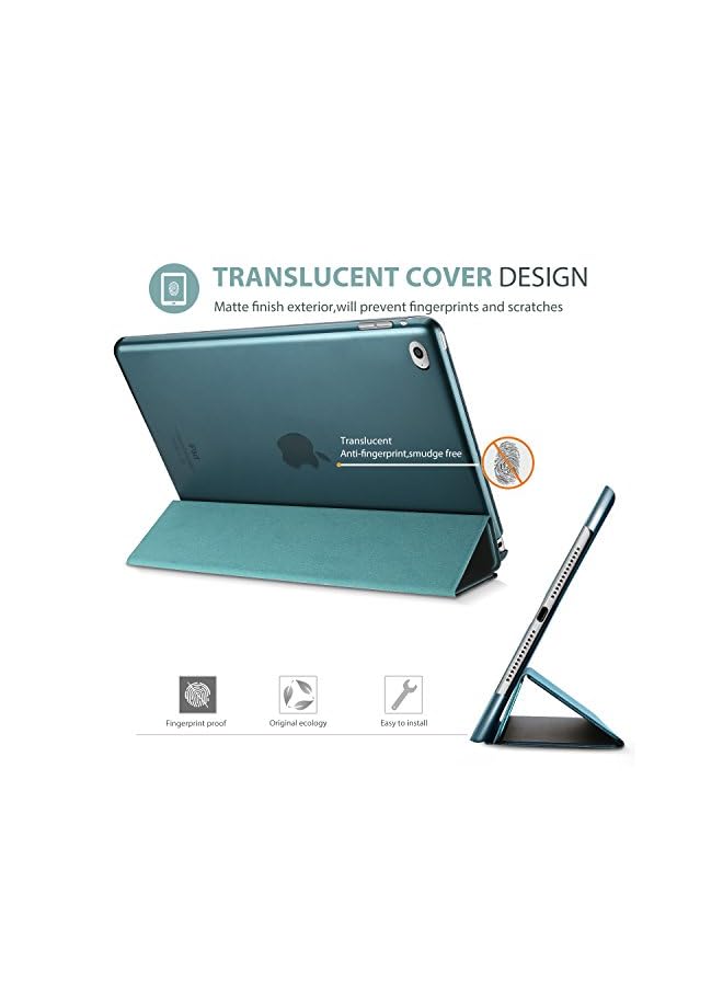 Procases Ipad Mini 4 Case - Ultra Slim Lightweight Stand With Translucent Frosted Back Smart Cover For 2015 Apple (4Th Generation Mini, Mini4) –Teal - Image 3