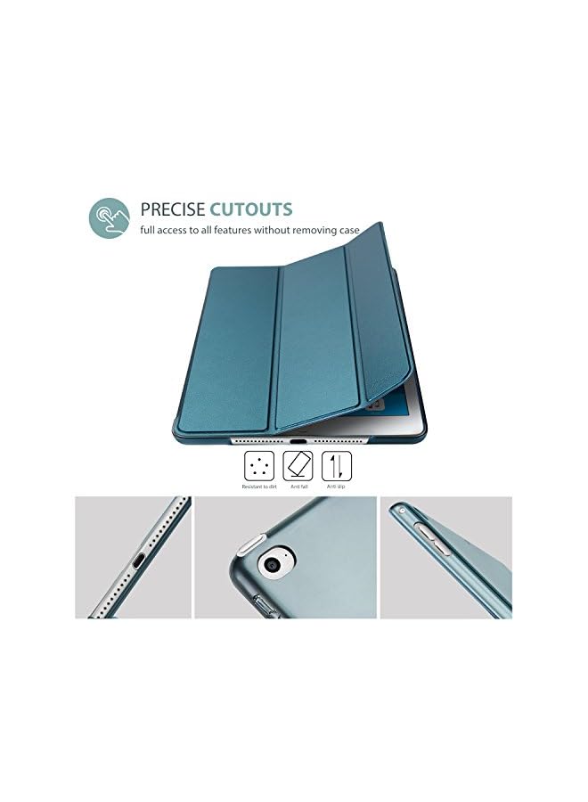 Procases Ipad Mini 4 Case - Ultra Slim Lightweight Stand With Translucent Frosted Back Smart Cover For 2015 Apple (4Th Generation Mini, Mini4) –Teal - Image 2
