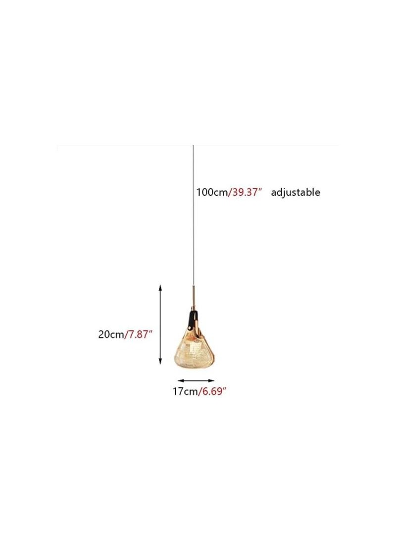 روائع - ثريا اكر يليك كريستال فاخرة عصرية بثلاث إضاءة LED - Image 1