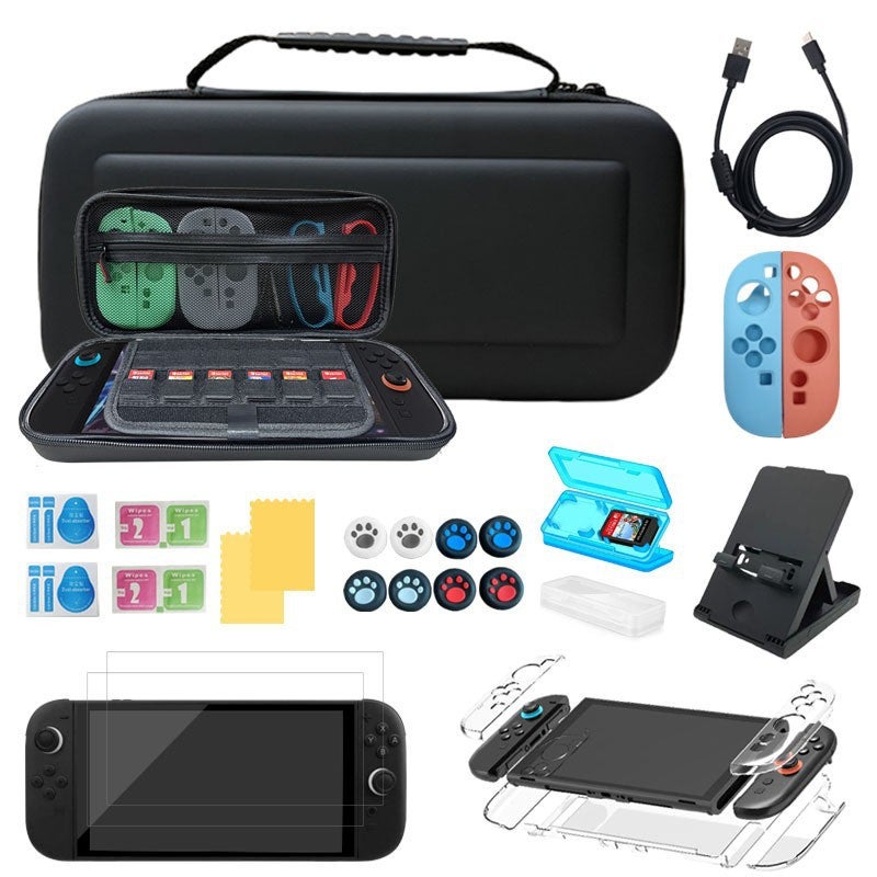 Nintendo Switch Game Protection Bag Protective Shell Typec Switch2 Generation Cosmetics Bag Set Crystal Shell - Image 3