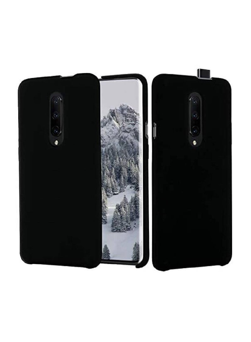 IAF Ultra-thin Silicone Full Body Protection Cover Case One Plus 7 pro Black - Image 2